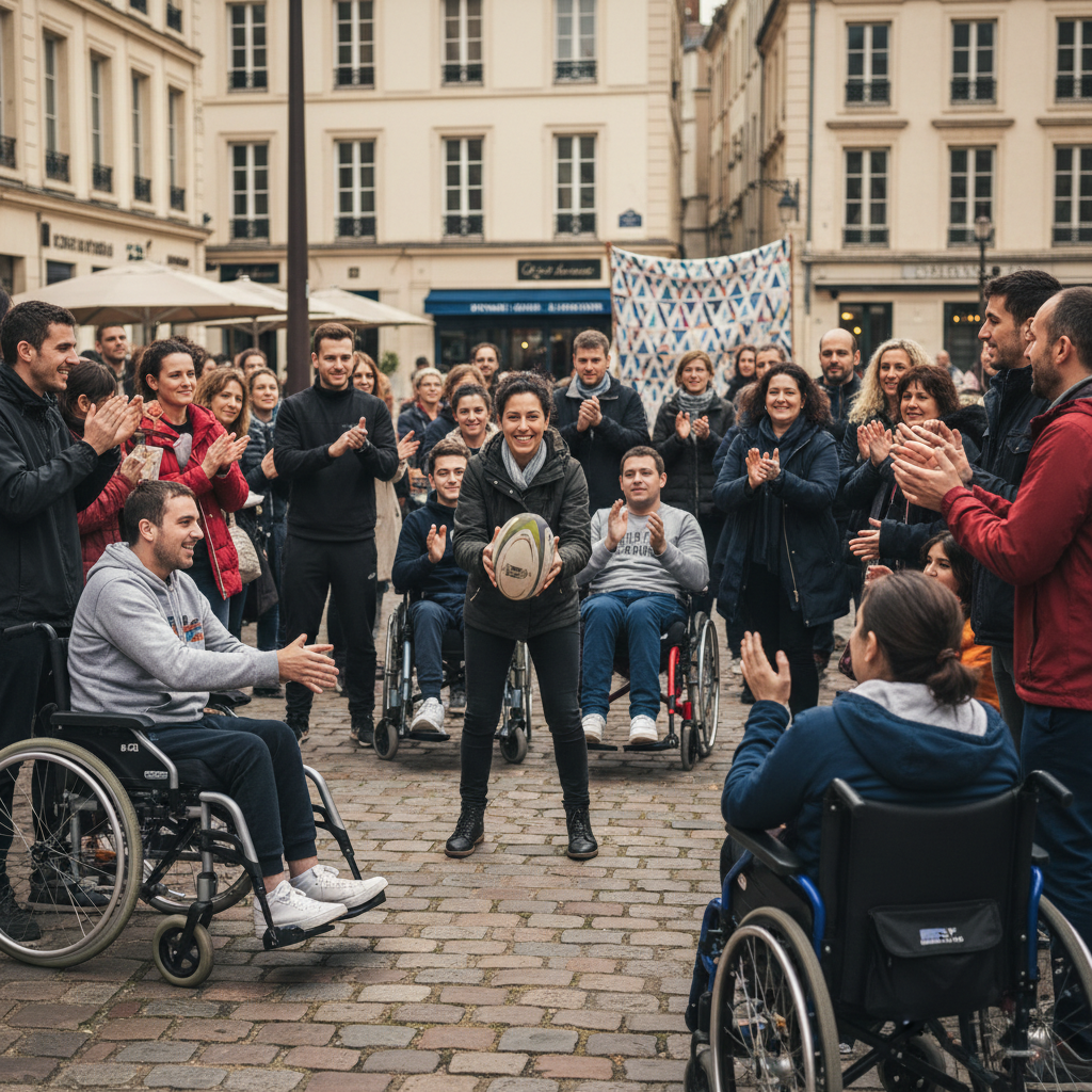 Plus fort que le handicap, l’élan du collectif