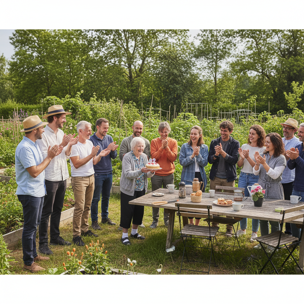 Les 82 ans d’Angèle, une journée pleine de vie aux Jardins de Respire