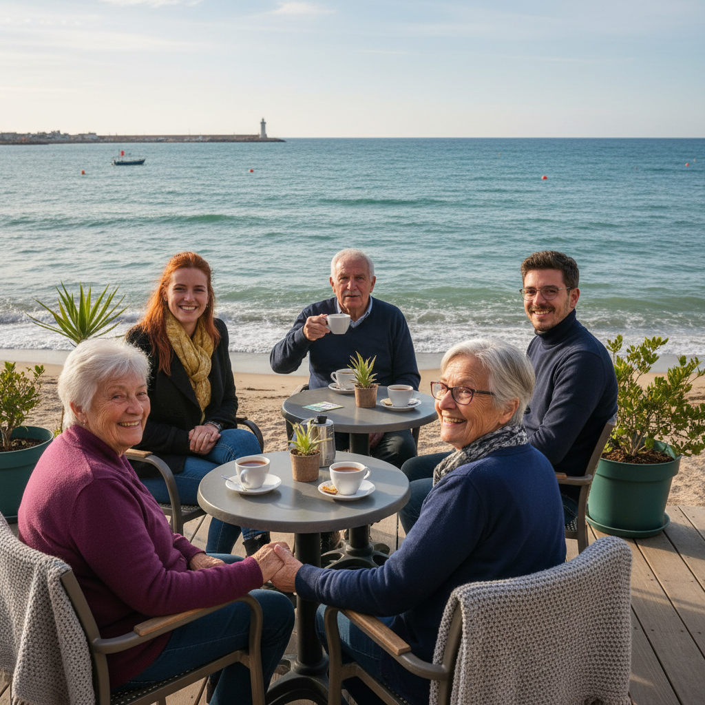 Face à la mer, une sortie improvisée redonne le sourire