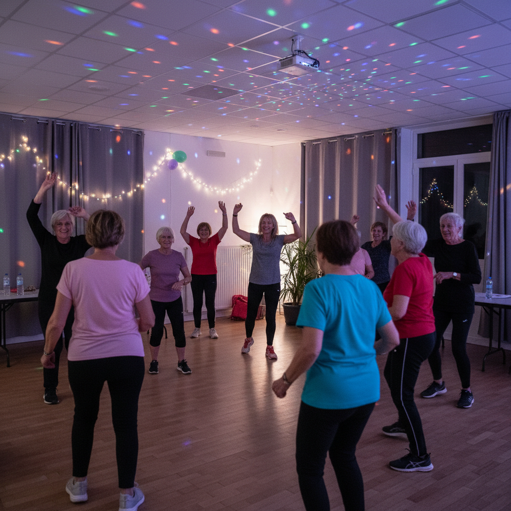 Quand la gym douce se transforme en discothèque à Port-la-Nouvelle
